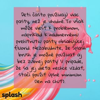 Vedeli ste, že zubná pasta vo veľkosti hrášku je viac než dosť pre detské zúbky? 🤔🎨 Deti často používajú pasty viac, než...