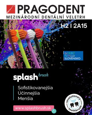 Už zajtra sa začína @pragodent_dentalni_veletrh - Medzinárodné dentálne dni v Prahe a Splash brush tam samozrejme nemôže...